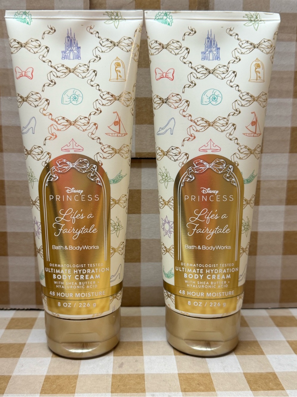 NEW B&BW (2) Life’s A Fairytale Body Creams 8oz each Disney Princess Collection